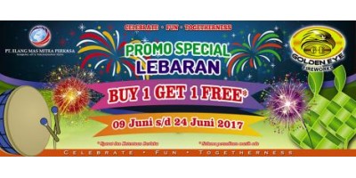 Promo Special Lebaran BUY 1 GET 1 FREE 09-24 Juni 2017