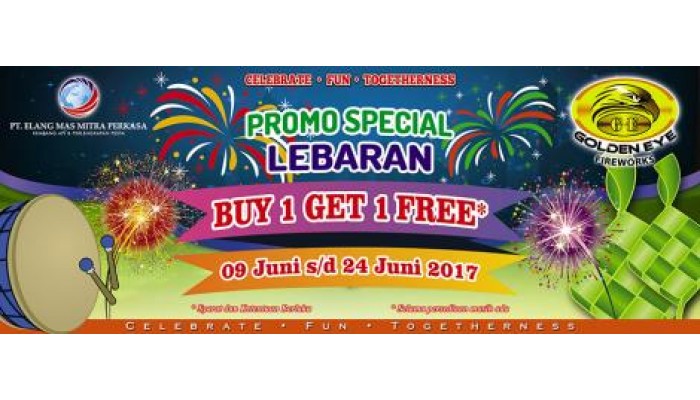Promo Special Lebaran BUY 1 GET 1 FREE 09-24 Juni 2017