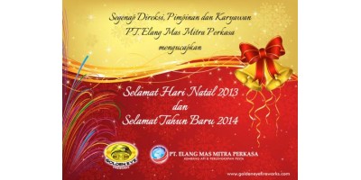 PT Elang Mas Mitra Perkasa Mengucapkan Selamat Hari Natal 2013 dan Selamat Tahun Baru 2014